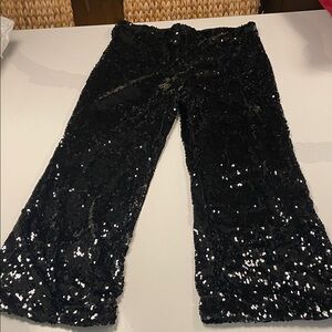 House of Harlow 1960 Black Sequin Trousers